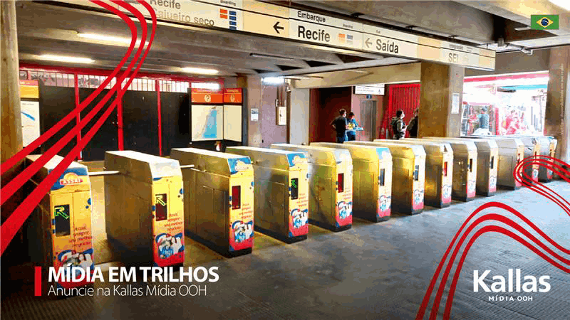 Mídia em Trilhos Kallas Mídia OOH