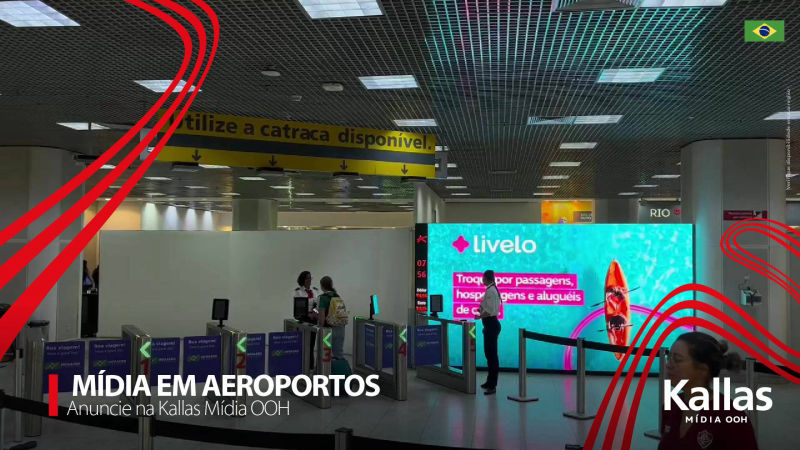 Cases de Sucesso Aeroportos Kallas Mídia OOH