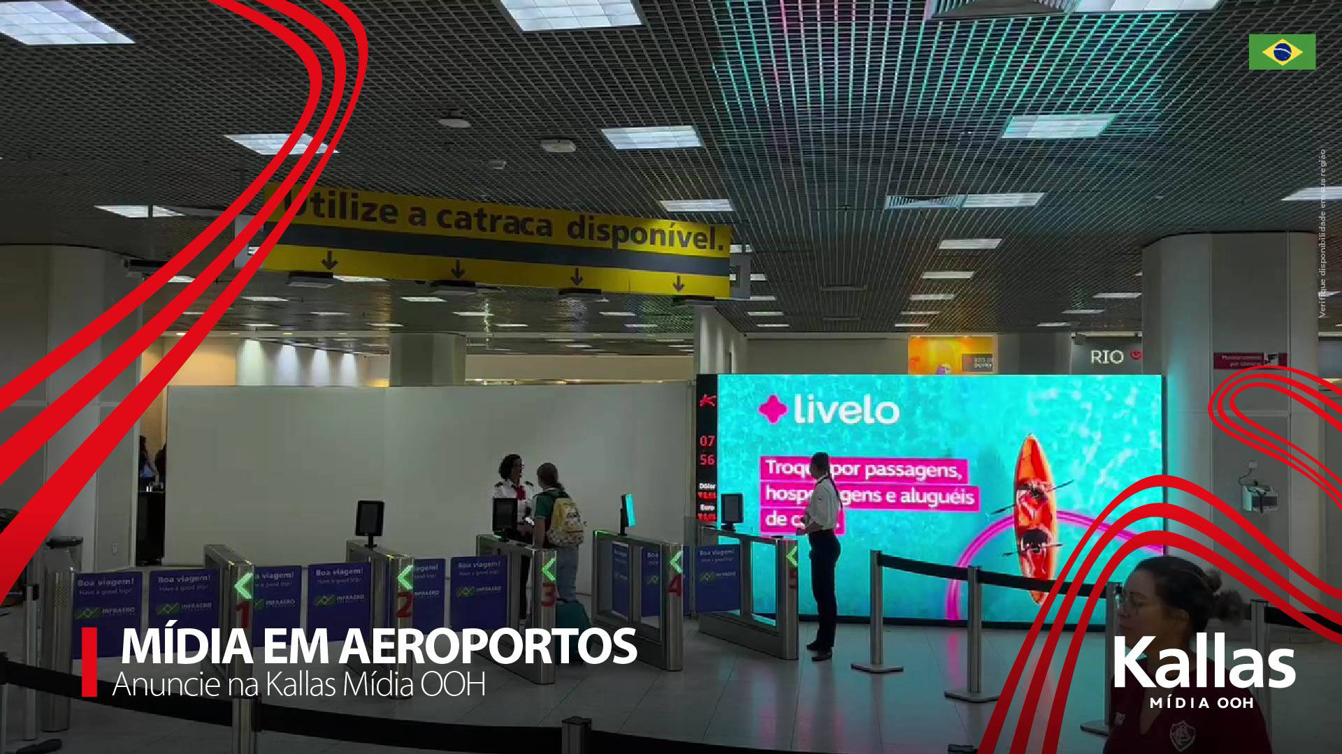 Cases de Sucesso Aeroportos Kallas Mídia OOH