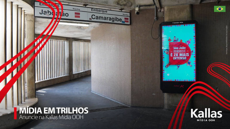 Mídia em Trilhos Kallas Mídia OOH