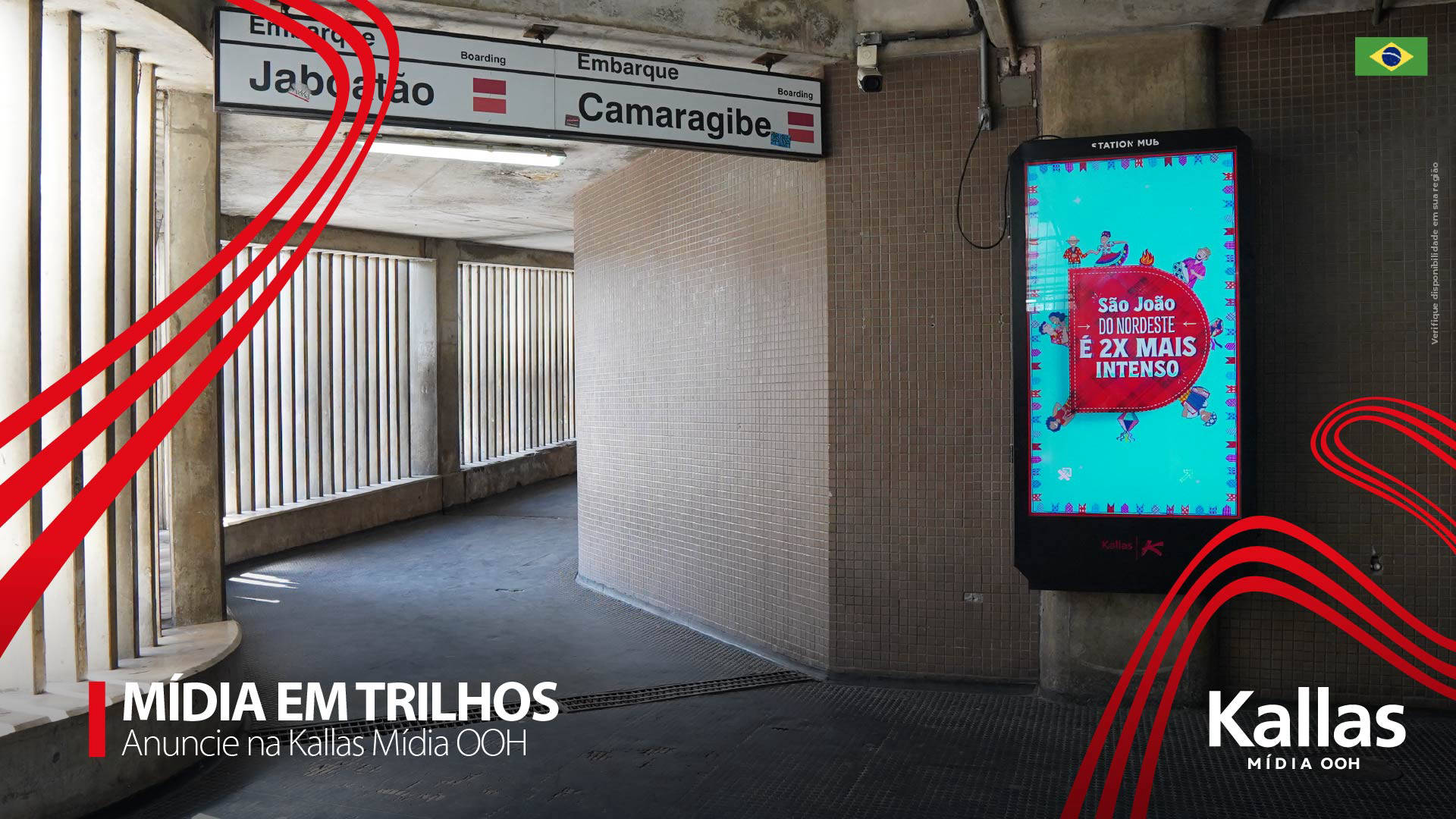 Mídia em Trilhos Kallas Mídia OOH