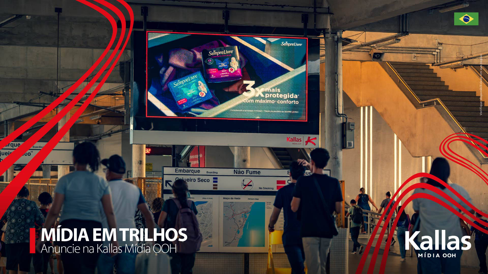 Mídia em Trilhos Kallas Mídia OOH