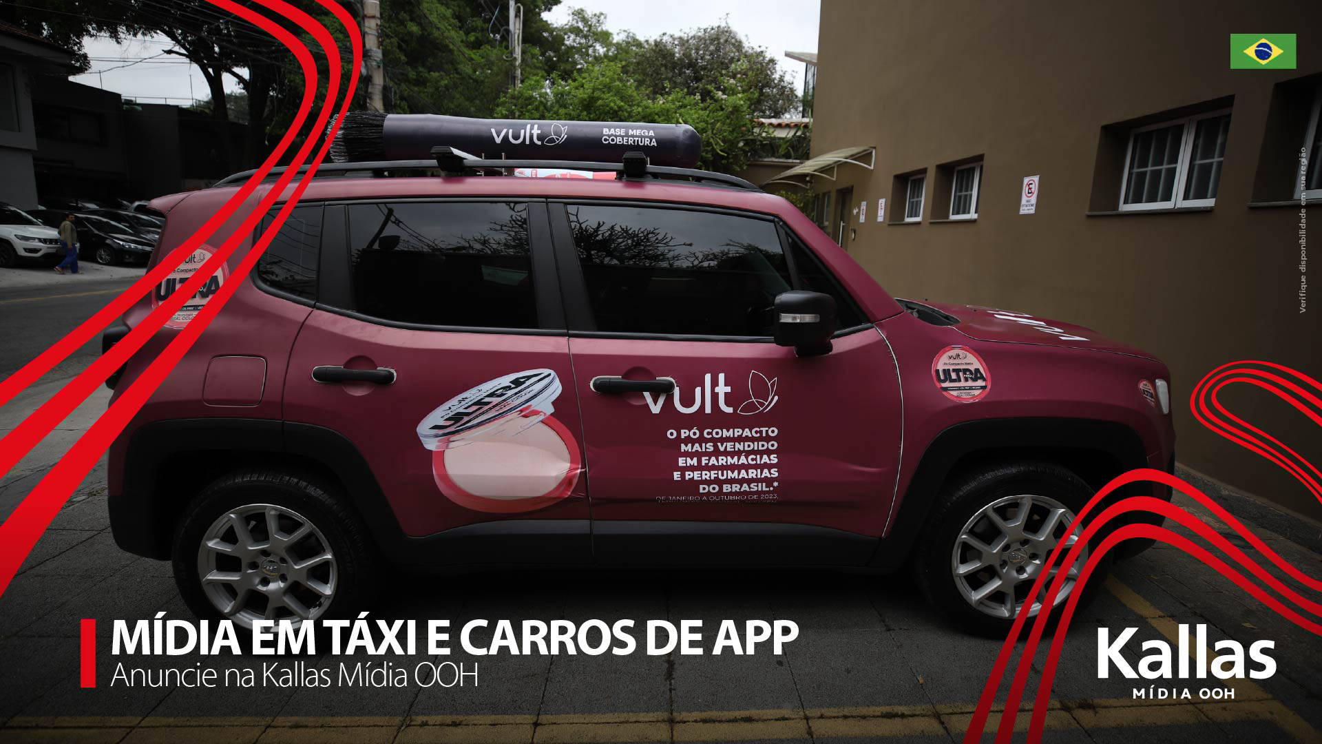 Mídia em Carros de APP Kallas Mídia OOH