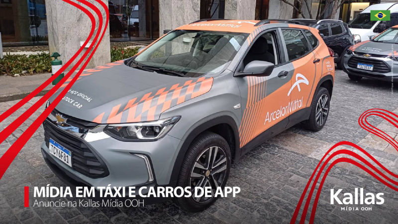 Cases de Sucesso Táxis e Carros de APP Kallas Mídia OOH