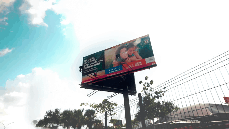 Mídia Painel Front Light Kallas Mídia OOH